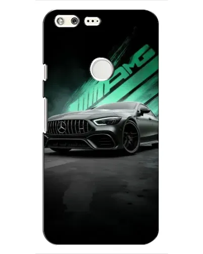 Чохол для Google Pixel з картинкою «Темний Mercedes AMG»