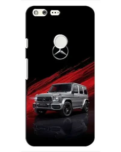 Чохол для Google Pixel з картинкою «Mercedes G-Class червоний»