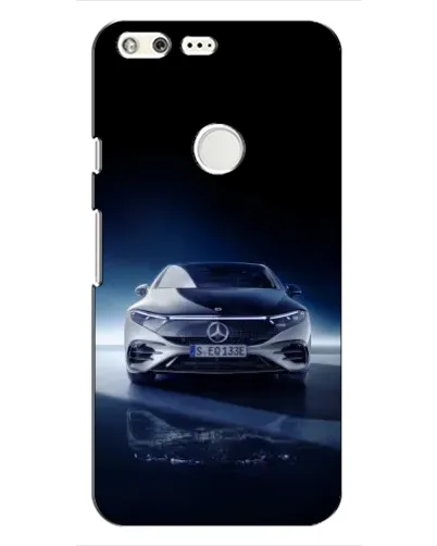 Чохол для Google Pixel з картинкою «Нічний Mercedes EQ»