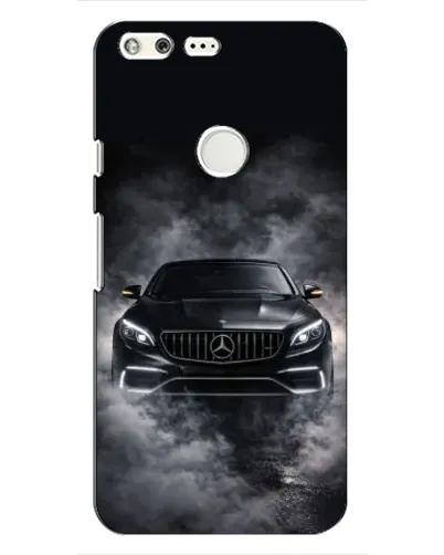 Чохол для Google Pixel з картинкою «Mercedes у диму»