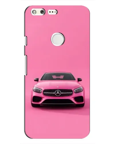 Чохол для Google Pixel з картинкою «Рожевий Mercedes AMG»