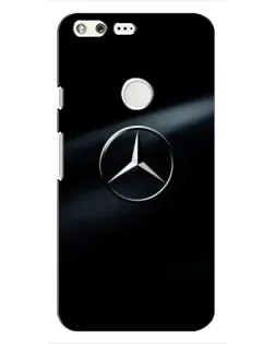 Чохол для Google Pixel з картинкою «Mercedes на металі»