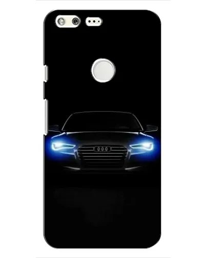 Чохол для Google Pixel з картинкою «Audi в неоні»