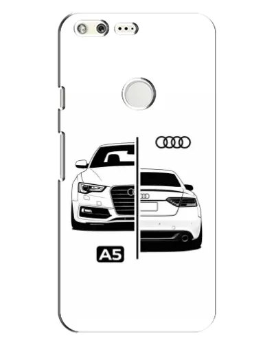 Чохол для Google Pixel з картинкою «Audi — контрастний дизайн»