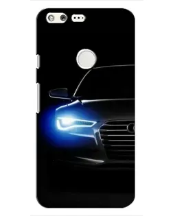 Чохол для Google Pixel з картинкою «Неоновий погляд Audi»