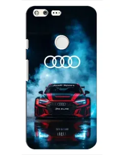 Чохол для Google Pixel з картинкою «Audi Sport — неон»
