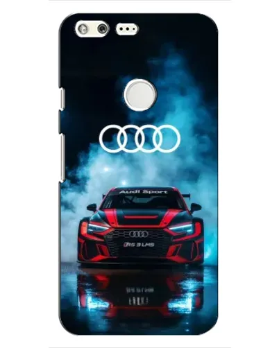 Чохол для Google Pixel з картинкою «Audi Sport — неон»