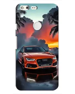 Чохол для Google Pixel з картинкою «Audi — захід сонця»