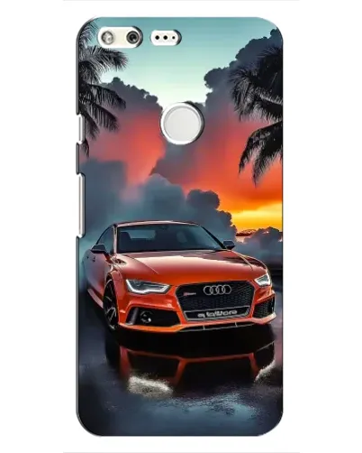 Чохол для Google Pixel з картинкою «Audi — захід сонця»