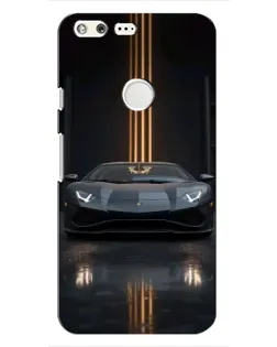 Чохол для Google Pixel з картинкою «Lamborghini золоті лінії»