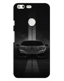 Чохол для Google Pixel з картинкою «Lamborghini симетрія доріг»