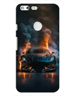 Чохол для Google Pixel з картинкою «Lamborghini димна естетика»