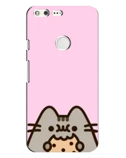 Чохол для Google Pixel з картинкою «Pusheen та печиво»