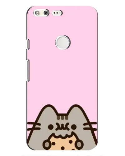 Чохол для Google Pixel з картинкою «Pusheen та печиво»