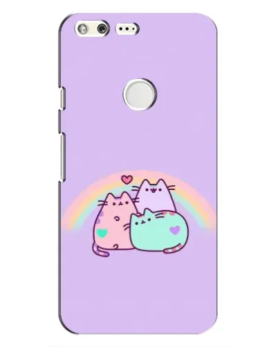 Чохол для Google Pixel з картинкою «Веселкові Пушини»