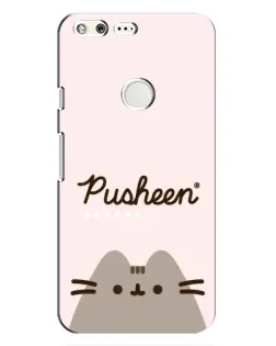 Чохол для Google Pixel з картинкою «Pusheen логотип»