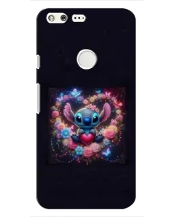 Чохол для Google Pixel з картинкою «Stitch у квітах»