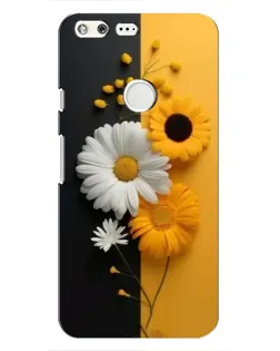 Чохол для Google Pixel з картинкою «Соняшник та ромашка»