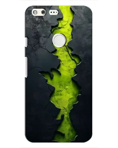 Чохол для Google Pixel з картинкою «Салатовий розлом скелі»