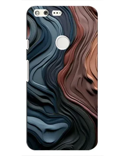 Чохол для Google Pixel з картинкою «Кольорові хвилі каньйону»