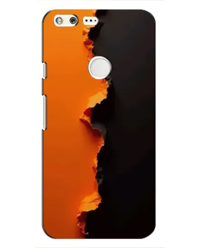 Чохол для Google Pixel з картинкою «Помаранчевий розлом»