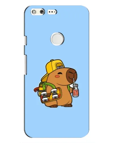 Чохол для Google Pixel з картинкою «Капібара на скейті»