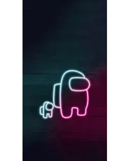 Чохол для Google з картинкою «Among Us неон-арт»