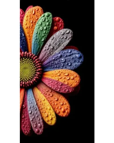 Чехол для Google с картинкой «Радужный цветок» Чехол для Google с картинкой «Радужный цветок»