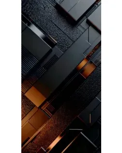 Чехол для Google с картинкой «Черные геометрические блоки»