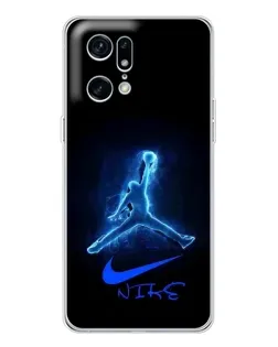 Чохол для HMD Fuse з картинкою «Jordan Neon Blue»