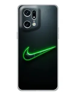 Чехол для HMD Fuse с картинкой «Неоновый контур Nike» Чехол для HMD Fuse с картинкой «Неоновый контур Nike»