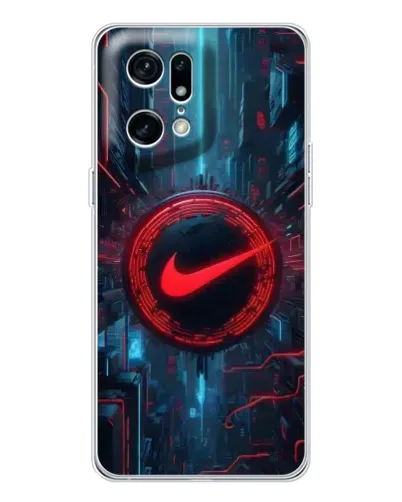 Чехол для HMD Fuse с картинкой «Техногенный стиль Nike»