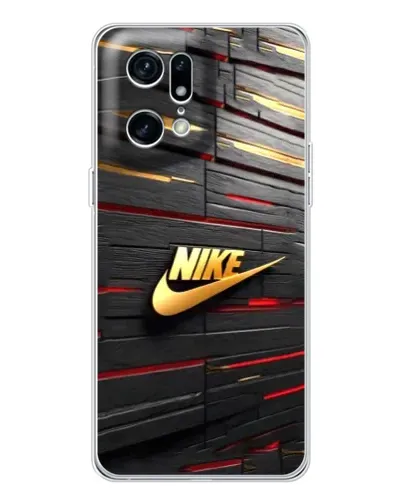 Чехол для HMD Fuse с картинкой «Золотой Nike на металле»