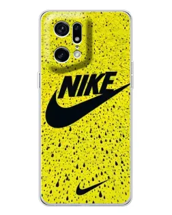 Чехол для HMD Fuse с картинкой «Желтый текстурный Nike»