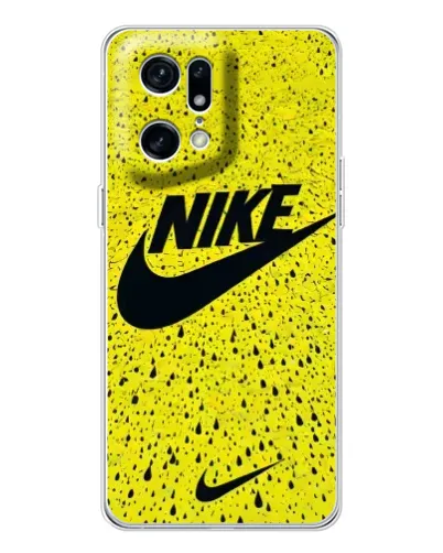 Чехол для HMD Fuse с картинкой «Желтый текстурный Nike»