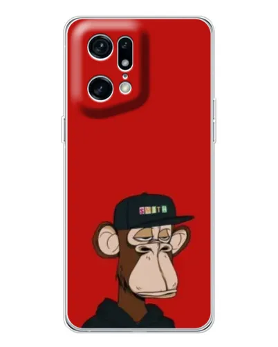 Чехол для HMD Fuse с картинкой «Bored Ape — красный фон»