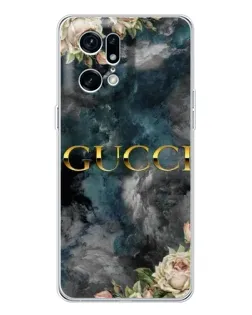 Чехол для HMD Fuse с картинкой «Абстрактные цветы Gucci»