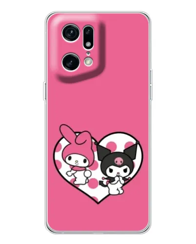 Чехол для HMD Fuse с картинкой «Kuromi и My Melody»