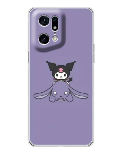 Чехол для HMD Fuse с картинкой «Kuromi на лиловом фоне»