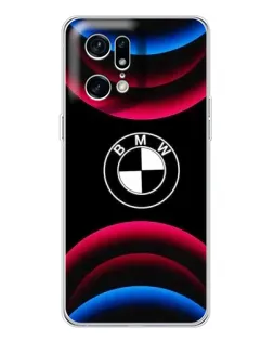 Чехол для HMD Fuse с картинкой «Логотип BMW и неоновые дуги»