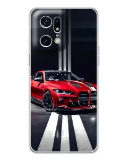 Чехол для HMD Fuse с картинкой «Красная BMW на дороге»