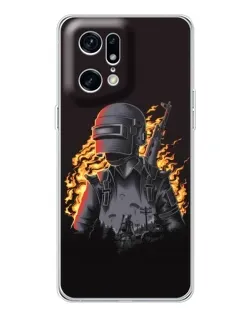 Чехол для HMD Fuse с картинкой «PUBG — огненный силуэт»