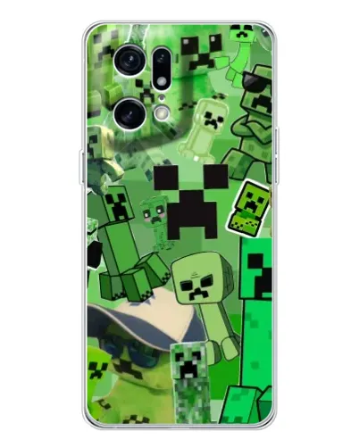 Чехол для HMD Fuse с картинкой «Криперы Minecraft» Чехол для HMD Fuse с картинкой «Криперы Minecraft»