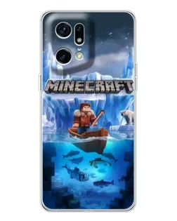Чехол для HMD Fuse с картинкой «Minecraft ледяной мир»
