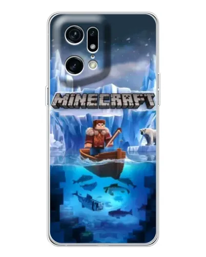 Чехол для HMD Fuse с картинкой «Minecraft ледяной мир» Чехол для HMD Fuse с картинкой «Minecraft ледяной мир»
