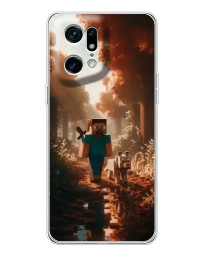Чехол для HMD Fuse с картинкой «Стив в лесу» Чехол для HMD Fuse с картинкой «Стив в лесу»