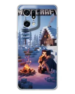 Чехол для HMD Fuse с картинкой «Зимний Minecraft»