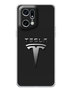 Чехол для HMD Fuse с картинкой «Стальной логотип Tesla»