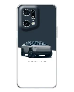 Чехол для HMD Fuse с картинкой «Серебристый Cybertruck Tesla»