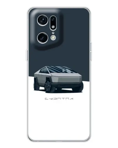 Чехол для HMD Fuse с картинкой «Серебристый Cybertruck Tesla»
